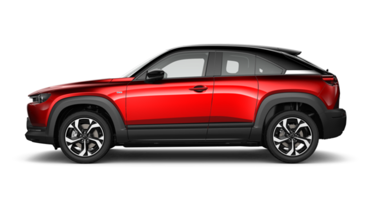 Soul Red Crystal Metallic with Black Side Panels and Roof